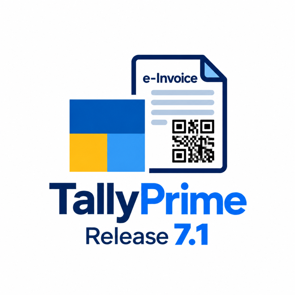 UPI QR code featured image showing scannable payment QR on Tally invoice