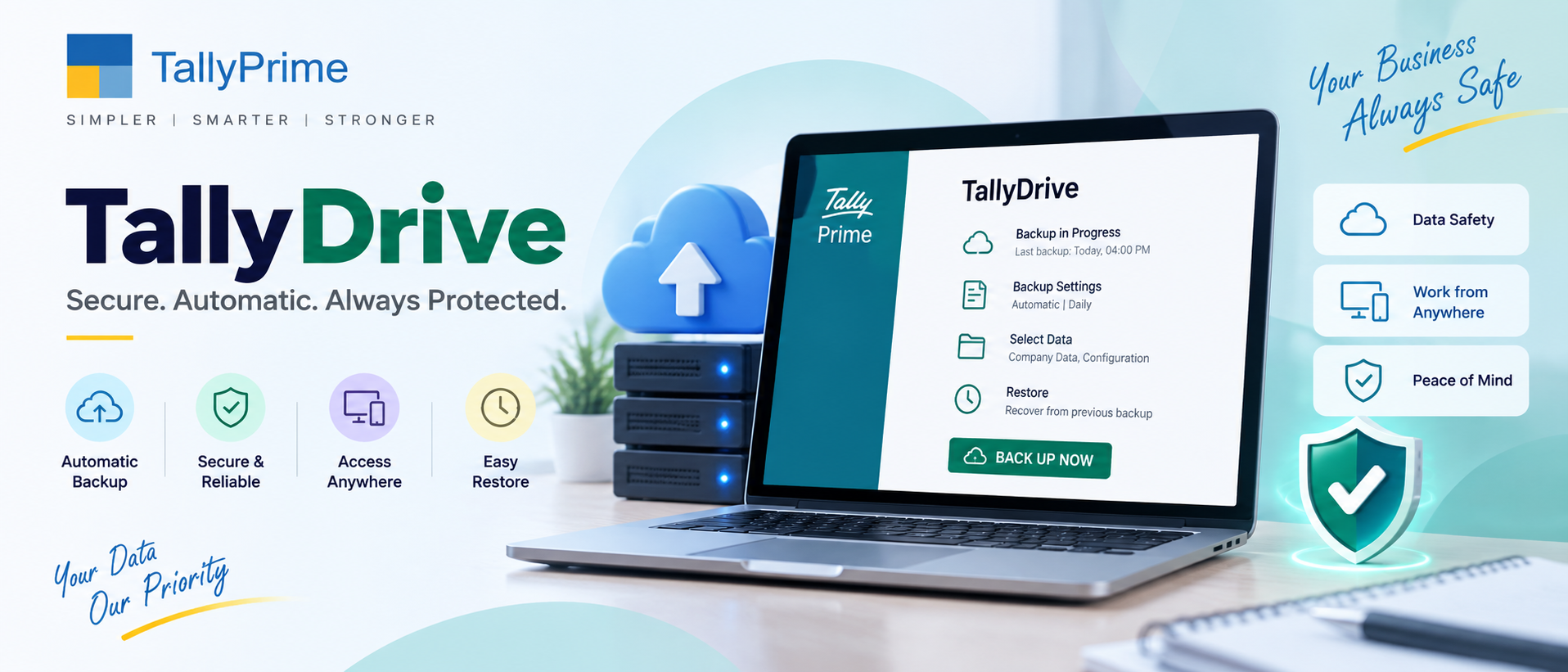 Tally Drive: Cloud Storage & Backup for Tally Data